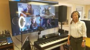 Heidi Skok and Belting Students