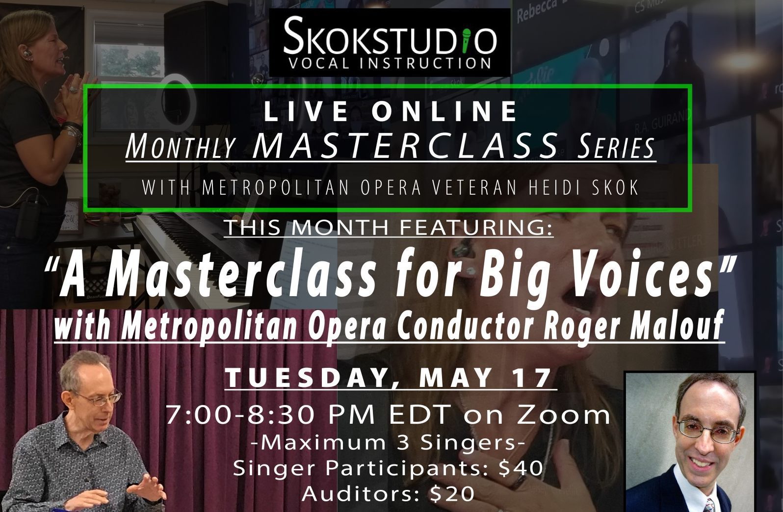 Register for the Masterclass with Heidi Skok
